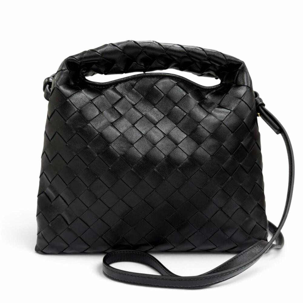 BOTTEGA VENETA 777586 Intrecciato Mini Hop Leather 2-Way Shoulder Bag/Handbag...